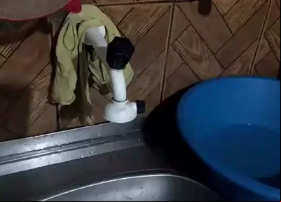 Torneira sem água