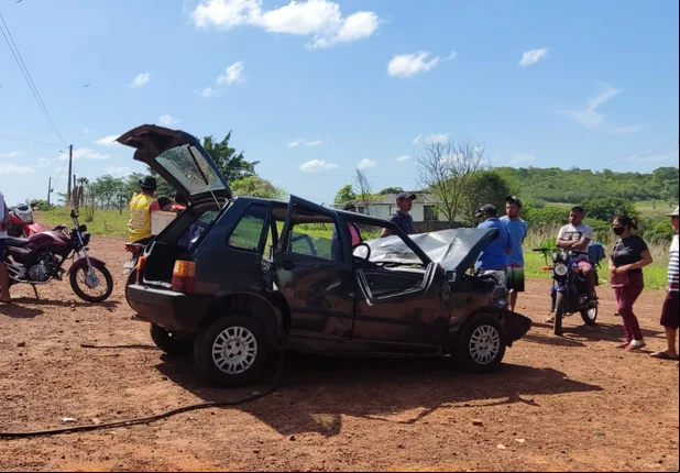 Casal morre e filhos ficam feridos em acidente na PI 112 em Luzilândia