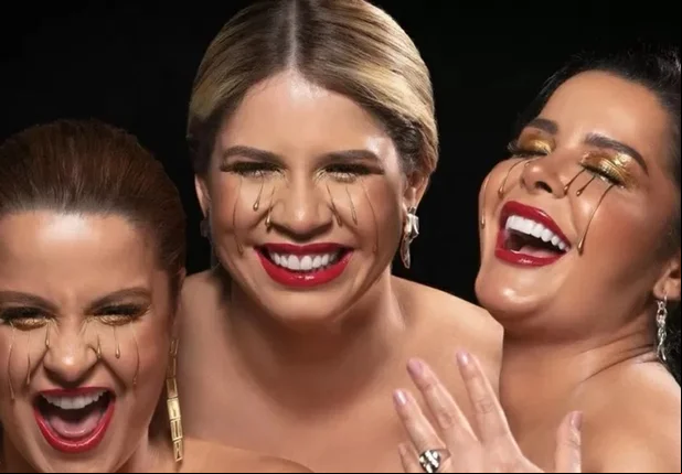 Marília e a dupla Maiara e Maraísa no projeto "As Patroas"