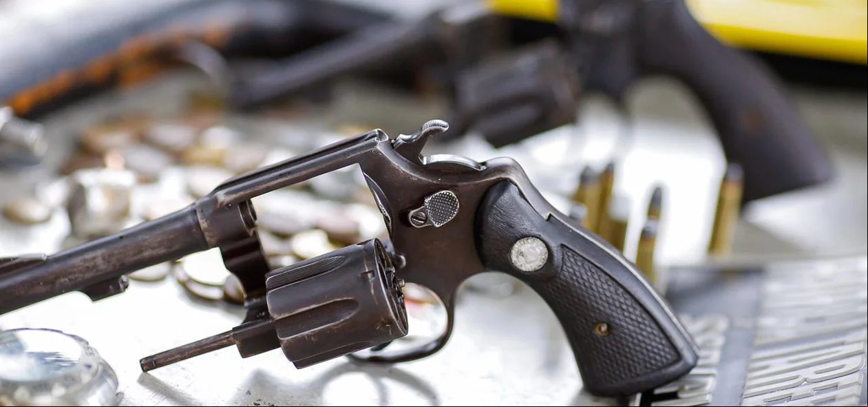 Armas apreendidas em operação da Força Tarefa
