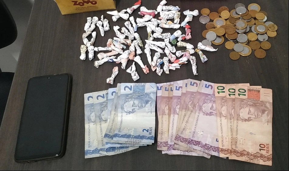 Drogas apreendidas durante operação