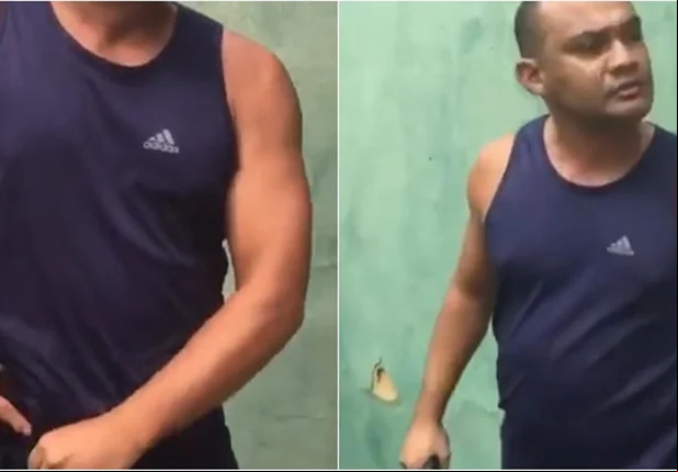 Policial Civil sacando arma em Pedro II
