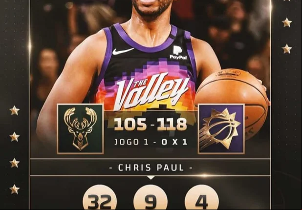 Chris Paul, cestinha na vitória do Suns sobre os Bucks