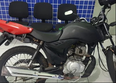 Moto recuperada pela PM