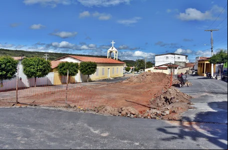 Local onde está sendo contruído o mercado público