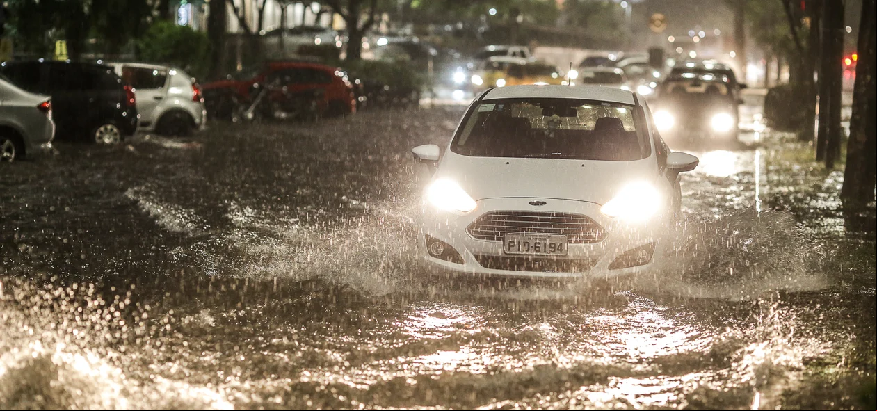 Avenida Raul lopes alagada