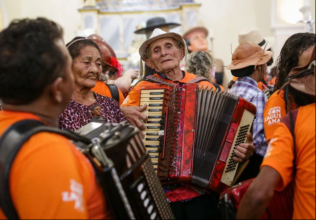 Sanfoneiros de todas as idades participaram do evento