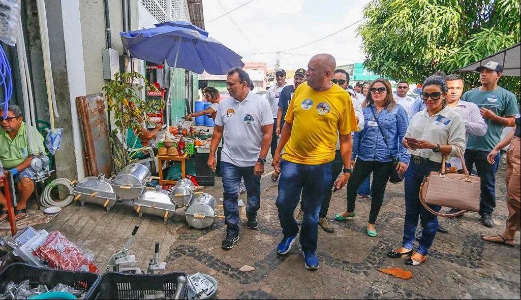 Visita no mercado do Parque Piauí