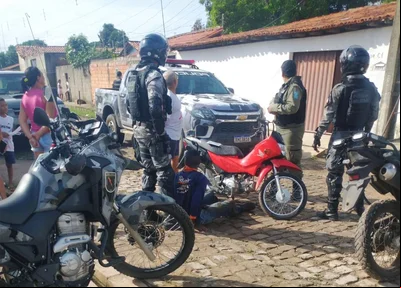 PM prendeu os suspeitos no Parque Brasil