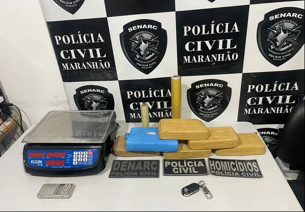 Ilícitos apreendidos pelo Denarc em Timon