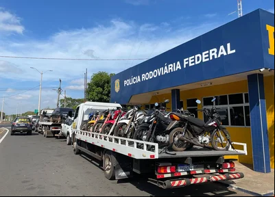 A operação Hircus apreendeu mais de 200 motocicletas com registro de furto ou roubo em cidades do Piauí