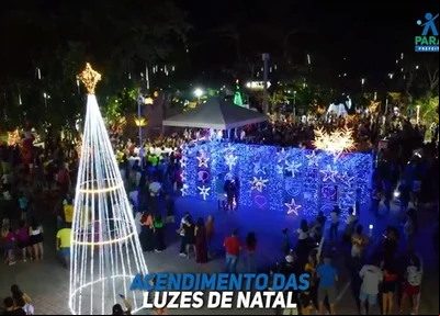 Decoração natalina em Altos