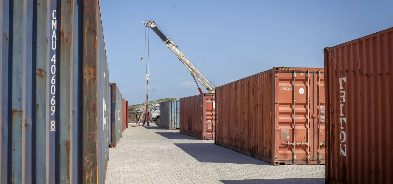 Inauguração da 1ª fase do Porto de Luís Correia