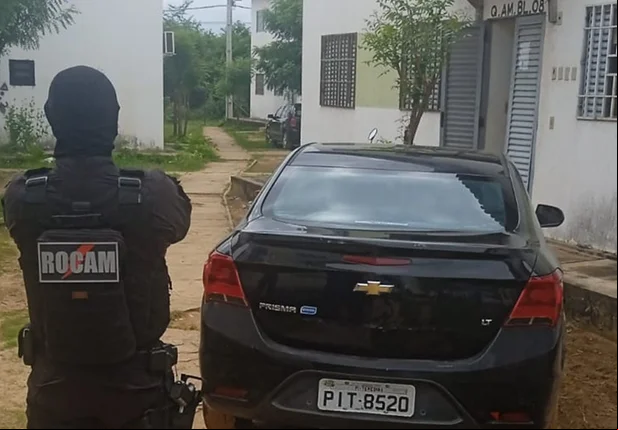 Carro apreendido pela ROCAM