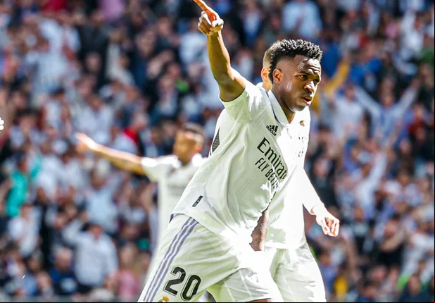Vini Jr empatou a partida para o Real Madrid