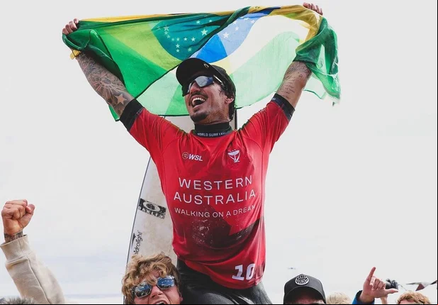 Gabriel Medina conquista titulo da etapa Margaret River