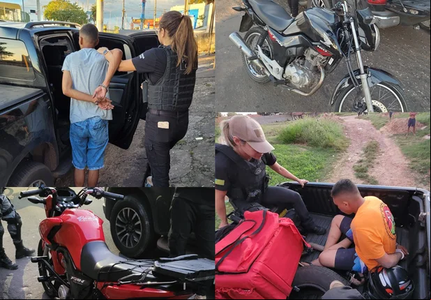 Prisões e apreensões durante blitz