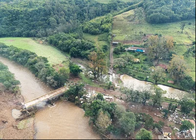 Rio Grande do Sul foi atingido por um ciclone no dia 16 de junho