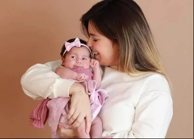 Viih Tube e a filha Lua Di Felice