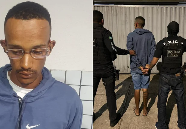 Prisão do acusado Harrison Felix Teixeira de Sousa