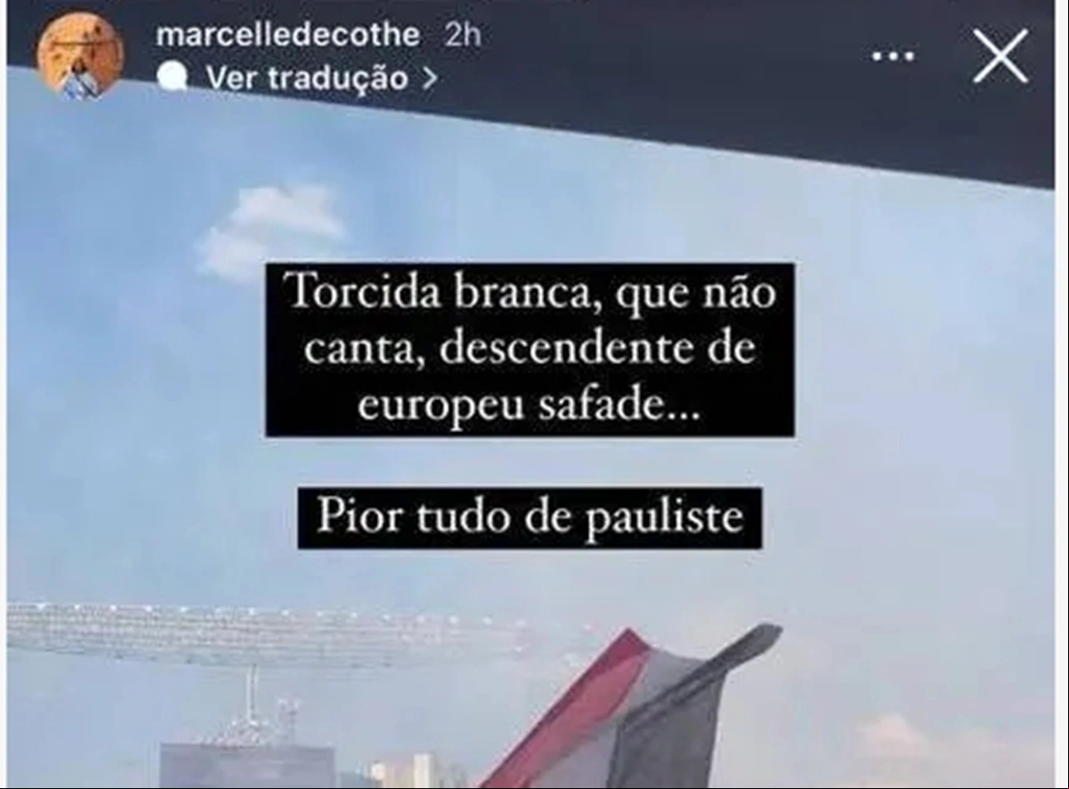 Postagem feita por Marcelle