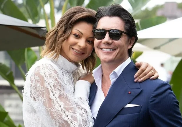 Walewska e marido Ricardo Mendes