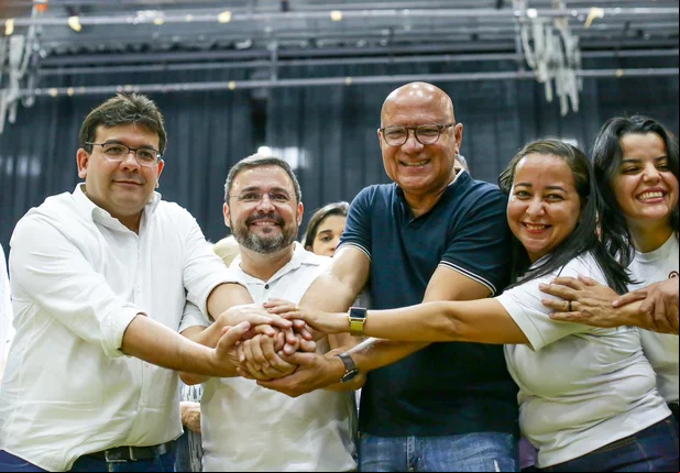 Franzé Silva com Fábio Novo e Rafael Fonteles