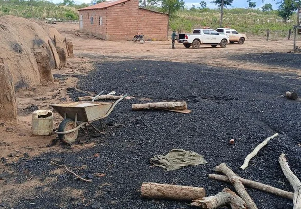 Carvoaria em Corrente é interditada