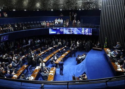 Sessão no Plenário do Senado Federal