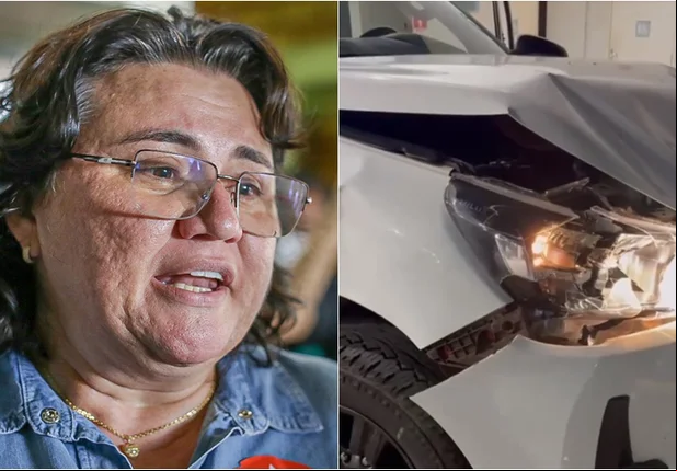 Prefeita Jôve Oliveira sofre acidente de carro