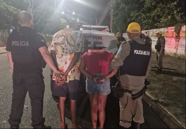 Casal é preso com 3kg de drogas durante blitzen na zona leste de Teresina