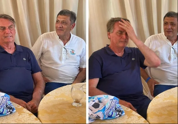 Encontro de Jair Bolsonaro (PL) com Francisco Mendes
