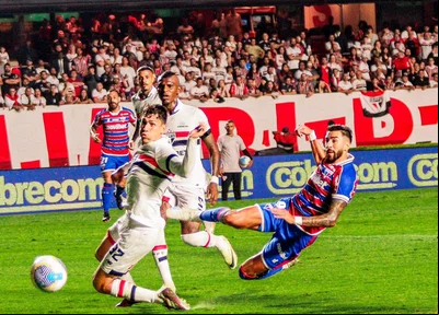 São Paulo perdeu para o Fortaleza no Morumbis