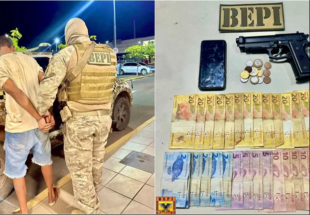 Homem é preso acusado de assaltar lojas em shoppings