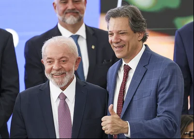 Lula e Fernando Haddad