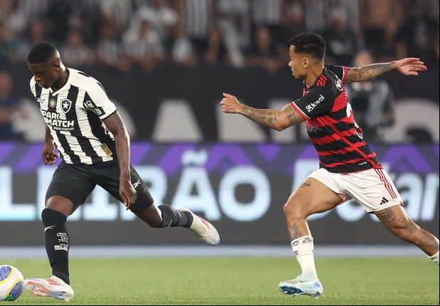 Botafogo goleou o Flamengo por 4 a 1