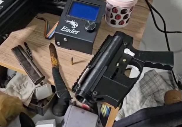 Armas caseiras feitas em impressora 3D