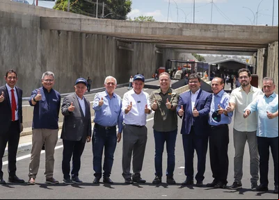 Autoridades prestigiam inauguração do rebaixamento da Avenida João XXIII em Teresina