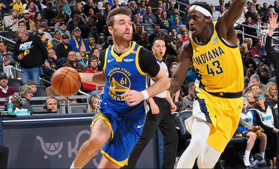 Warrios contra Pacers na NBA