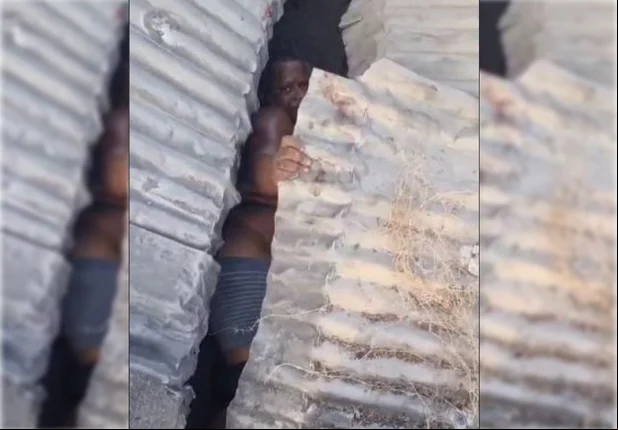 Ladrão ficou preso no galpão ao tentar fugir da polícia