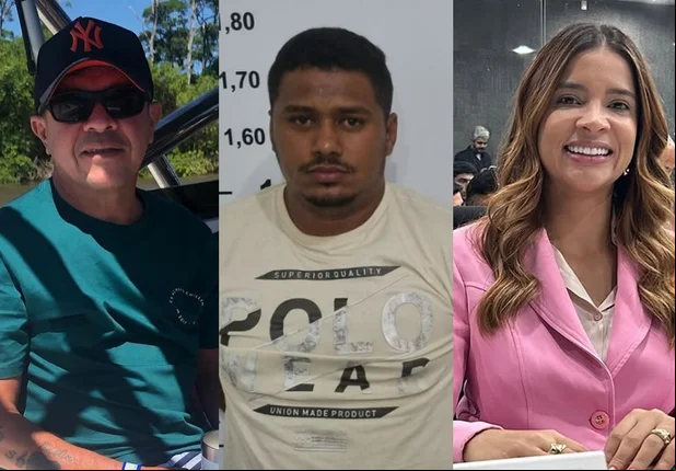 Stênio Santos, Alandilson Cardoso e Tatiana Medeiros