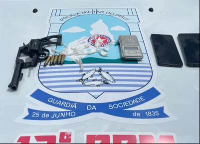 Suspeitos de tráfico e porte ilegal de arma de fogo são presos no Piauí