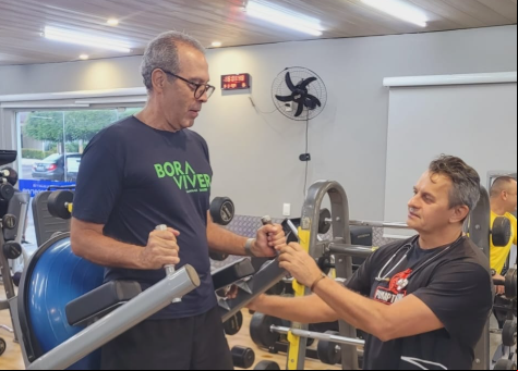 Dr. Evaldo Carvalho treina religiosamente três vezes na semana