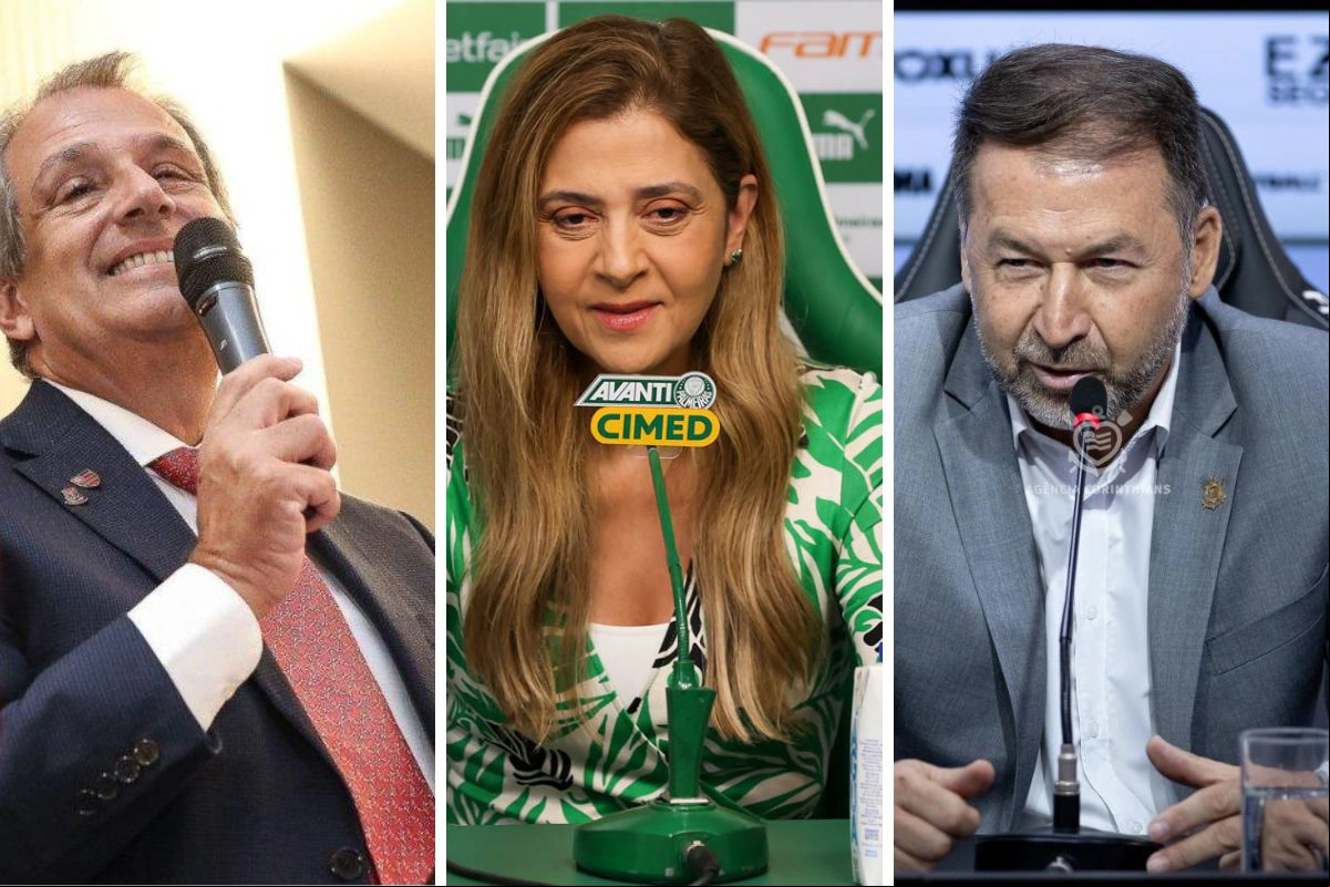 Luiz Eduardo Baptista, Leila Pereira e Augusto Melo