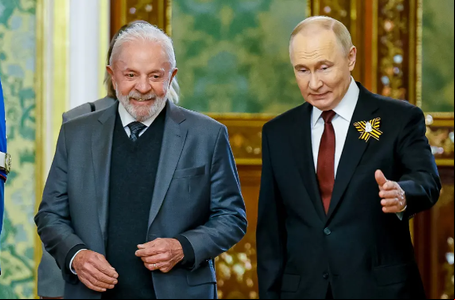 Lula e Vladimir Putin