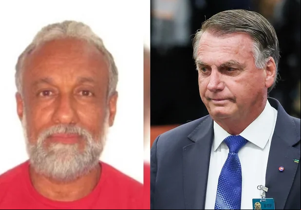 Policial federal e Jair Bolsonaro