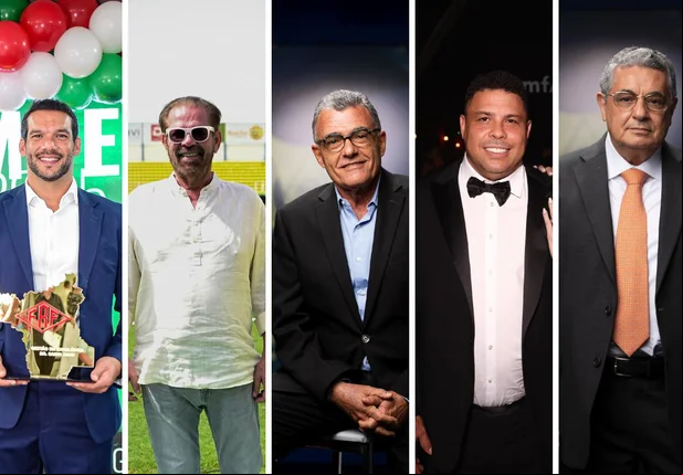 Samir Xaud, Reinaldo Carneiro Bastos, Ronaldo Nazário, Fernando Sarney e Rubens Lopes