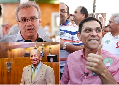 Firmino Filho, Dr Pessoa e Amadeu Campos