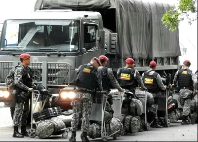 Homens da Força Nacional chegam ao Amazonas