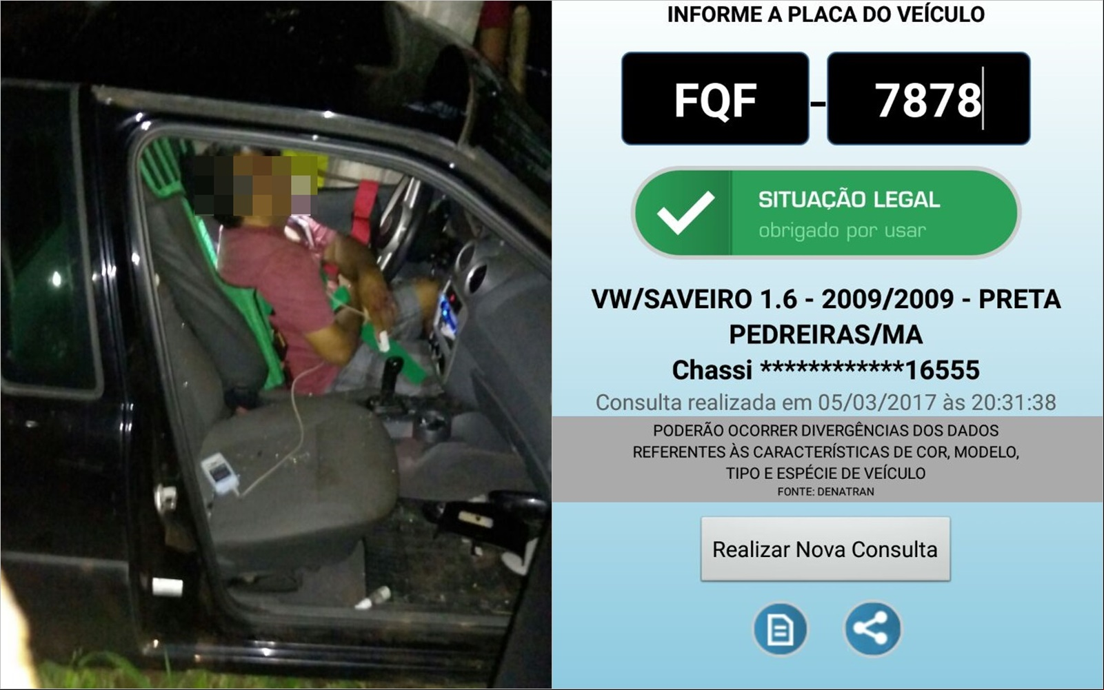 Acidente na PI 112